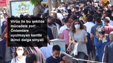 Tedbirlere uyulmayan Van, ikinci koronavirüs dalgası için sinyal veriyor